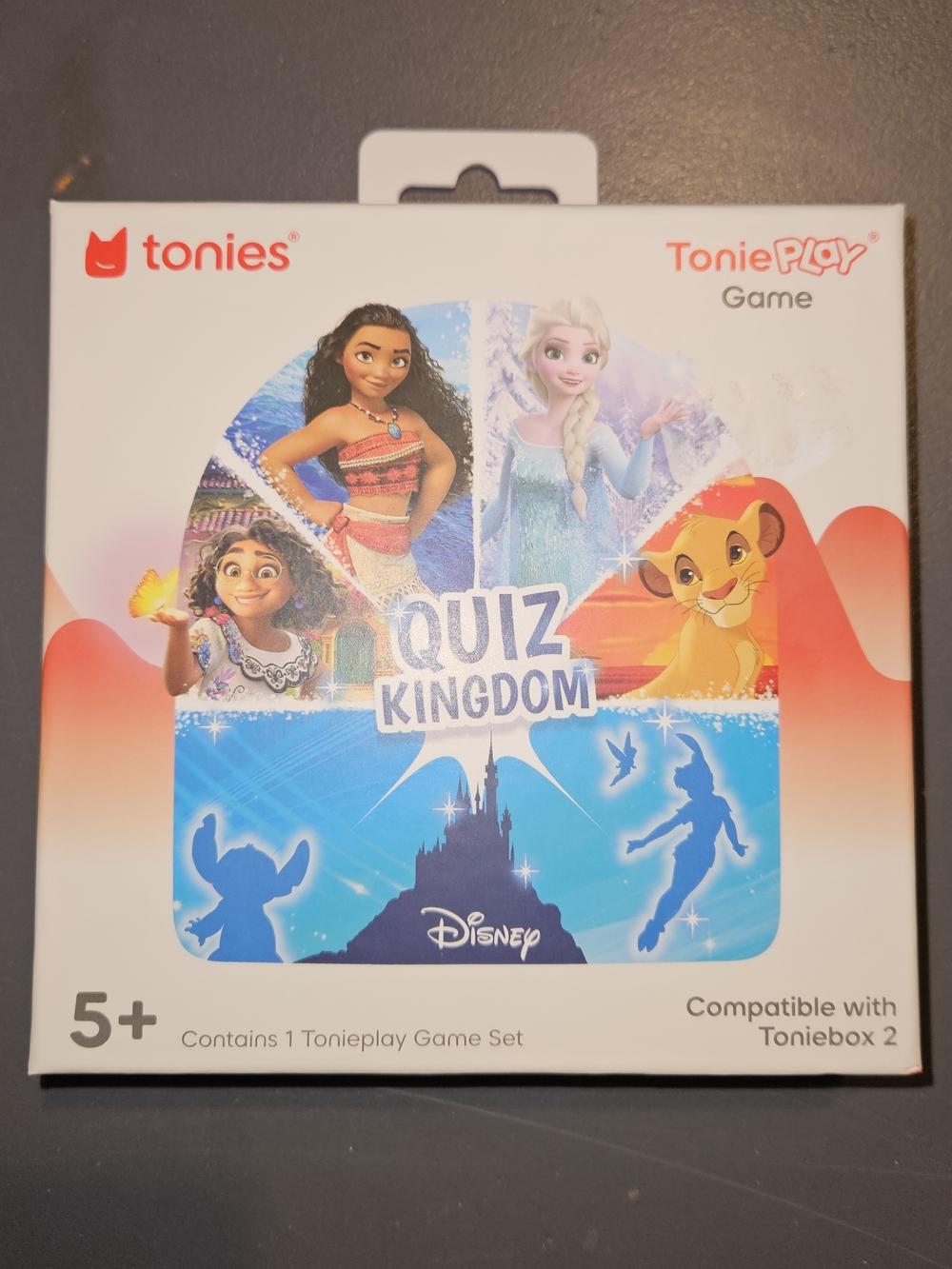 Never Opened ToniePlay Quiz Kingdom Disney Game Set